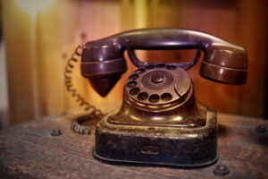 Old rotary phone